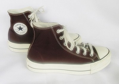 Converse Custom All Star Lift Platform Shoes Hi Top Womens Size 7.5 / Mens 5.5