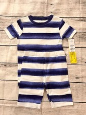 New Carter's Boys Summer Striped Pajama Set Short sleeve  Shorts Size 6