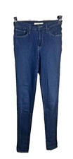 Levi's 721 High Rise Jeans Women's  Size 27  Skinny Medium Wash Inseam 32