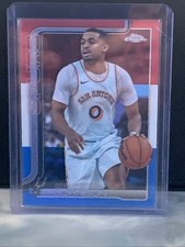 2025-26 Topps Chrome #220 Keldon Johnson Red White And Blue