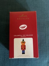 2021 Hallmark Crayola COLORFUL TOY SOLDIER Keepsake Christmas Tree Ornament NEW