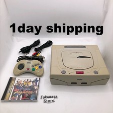 Sega Saturn Console HST-3220 White Controller NTSC-J Japanese ver Tested