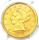 1876-S Liberty Gold Quarter Eagle $2.50 Coin - Certified PCGS AU Details - Rare