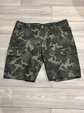 Camo Cargo Shorts Men  s sz 36 Camo Green Stretch Denver Hayes