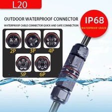 2/3/4/5 Pin Outdoor Junction Box IP68 Waterproof Electrical Cable Wire Connector