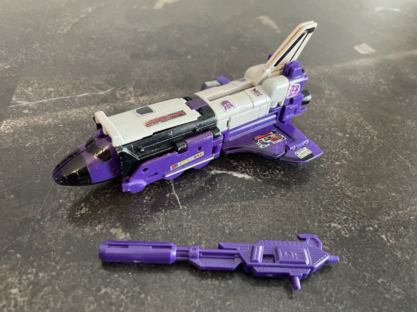 Transformers G1 Decepticon Triple Changer ASTROTRAIN Complete Hasbro 1985