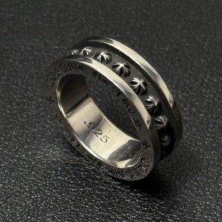 Anello Cromato Cuori Mini Plus Argento Misura 8 25