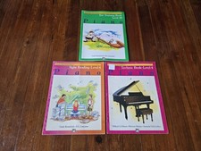 Lot Of 3 Alfred  s Basic Piano Library Books Bundle Various Levels