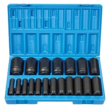 Grey Pneumatic 1/2 In. Dr. 19 Pc. Deep Length Set