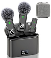 Wireless Lavalier Microphone for iPhone USB C Lav Mic for iPhone 17 16 Androi...