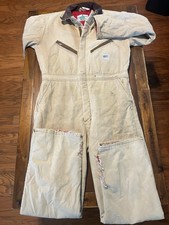 Vtg Liberty Rugged Oudoor Gear Coveralls Men Sz LT Canvas Made USA DISTRESSED