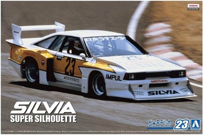 Nissan KS110 Silvia Impul Super Silhouette 1:24 Model Kit Bausatz Aoshima 058305