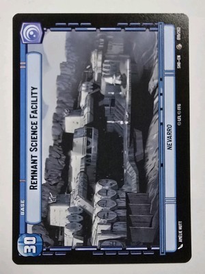 Remnant Science Facility / Shield Regular Star Wars Unlimited TCG 19 /T02