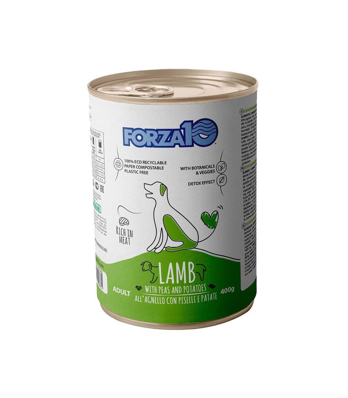 FORZA 10 MANTENIMENTO ADULT AGNELLO CON PISELLI E PATATE 400 GR