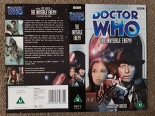 Louise Jameson, Bob Baker And John Leeson Autographs. Dr Who