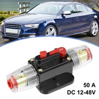 Auto Wechselrichter Leistungsschalter Audio Sicherungshalter 12V 50A