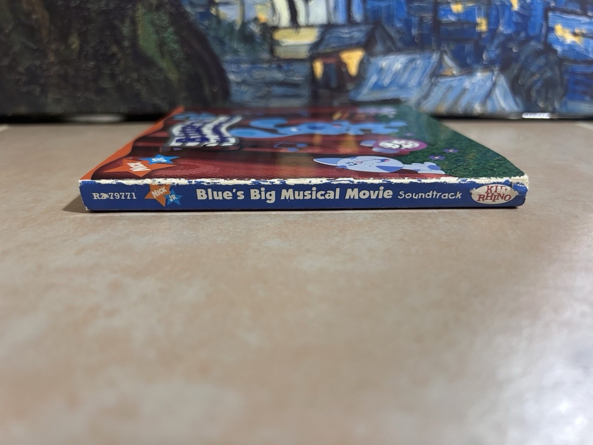 BLUES CLUES Blue's Big Musical Movie Soundtrack CD 2000