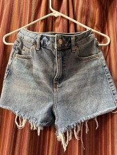 Topshop Women's Petite Denim Mom Shorts US Size 4