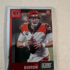 Panini 2020 Chronicles Score Update Joe Burrow Rookie #441 Bengals