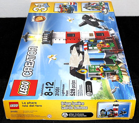 NEW SEALED! LEGO CREATOR 31051 LIGHTHOUSE POINT / 3 IN 1 / LIGHT BRICK / WHALE