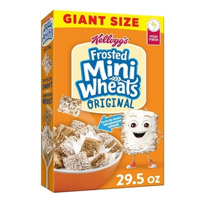 Kellogg's Frosted Mini-Wheats Breakfast Cereal Kids Cereal Family Breakfast G...