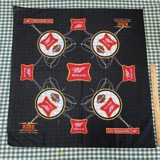Biker Rally Bandana Miller High Life x Harley DAVIDSON 21x21.5" RIDE STRAIGHT