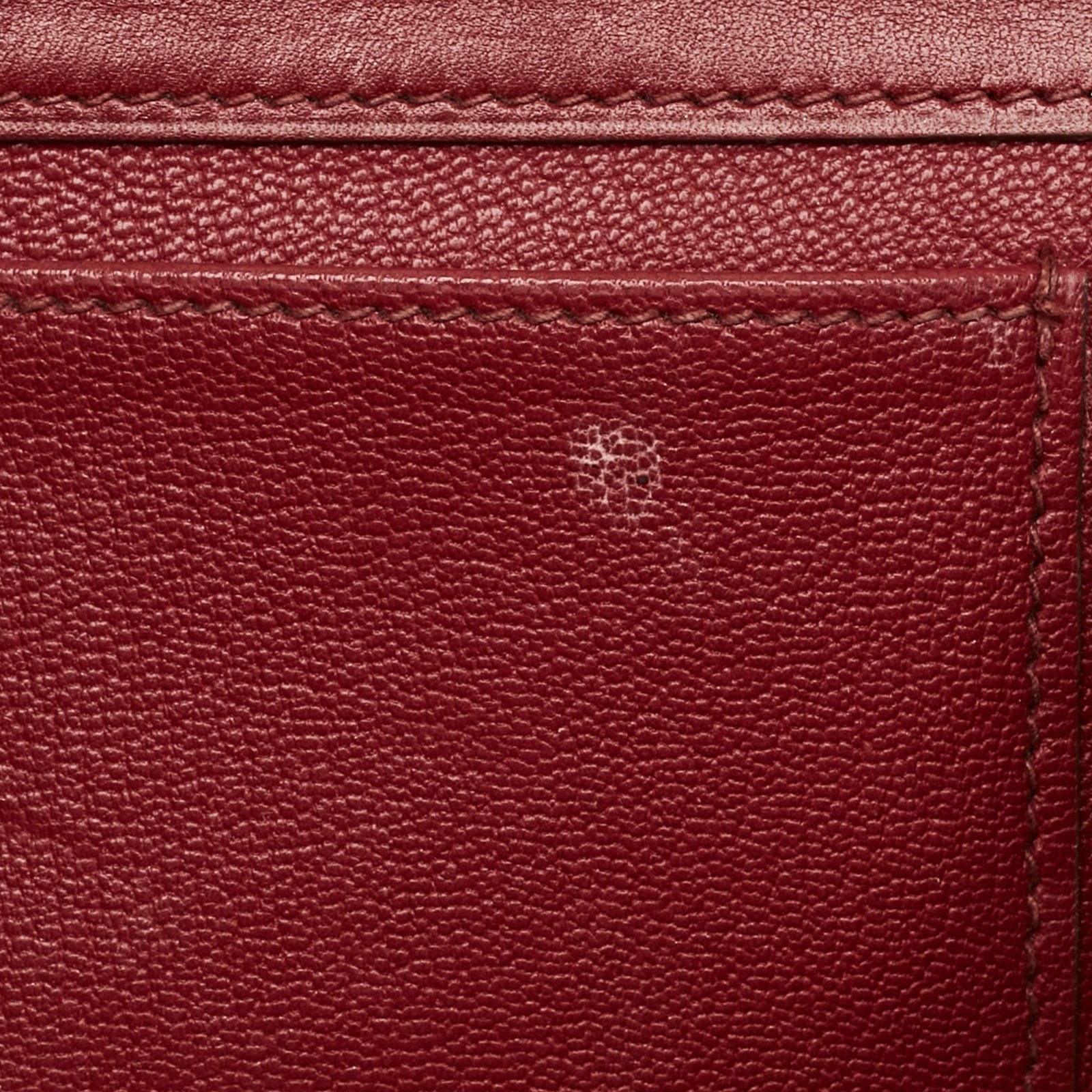 Hermes Medor 23 Ruby Swift Leather Clutch — image 7