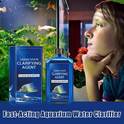 Fast-Acting Aquarium Water Clarifier, Powerful Freshwater Aquarium Purification-