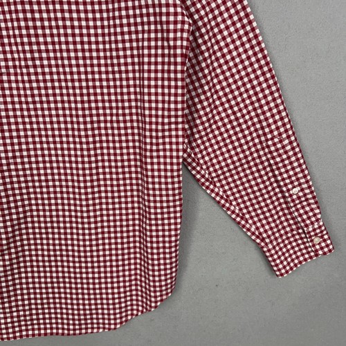 Vineyard Vines Shirt Mens Medium Red White Gingham Tucker Classic Fit Preppy - Picture 8 of 12
