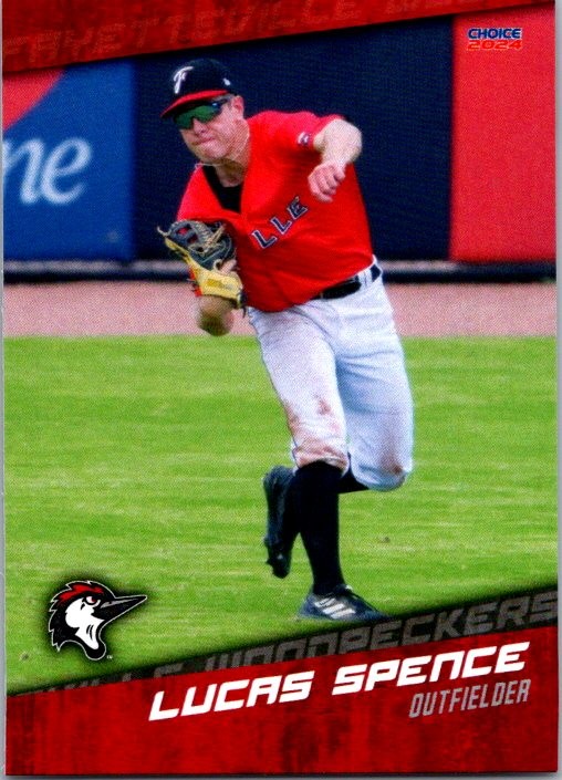 Lucas Spence 2024 Choice Fayetteville Woodpeckers #15 Fayetteville Woodpeckers