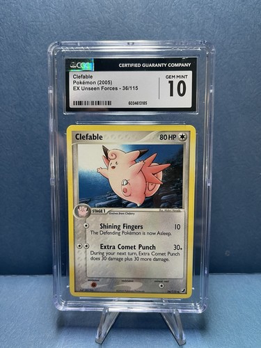 Clefable graded CGC 10 for sale on eBay