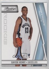 2010 Prestige Rookie Draft Picks Rights Light Blue 920/999 Xavier Henry #222 0f6