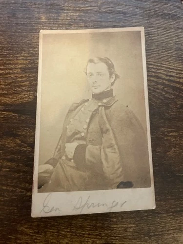 Civil War CDV Union General/Governor William Sprague of Rhode Island Bull Run