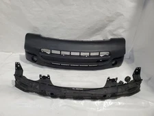 2002 2003 BMW X5 OEM Complete Black Front Bumper Assembly Some Damage See Pics