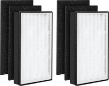 Fette Filter - 2 Pack A2 H13 HEPA Replacement Filter Compatible with 3M Filtrete