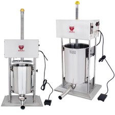 Wurstfüller Wurstfüllmaschine Wurstspritze Edelstahl Elektrisch Beeketal