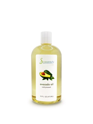 100 % PURE AVOCADO OIL NATURAL CARRIER COLD PRESSED REFINED 16 OZ