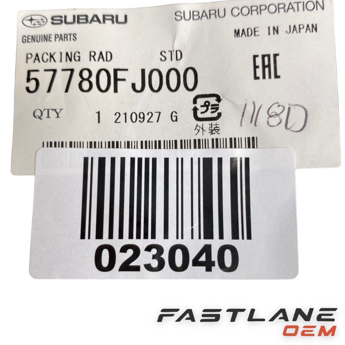 Subaru OEM 12-14 Impreza Front Bumper-insulator Left 57780FJ000