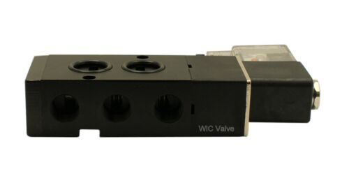 Elettrovalvola dell'aria 1/4" 4 vie 2 posizioni montaggio direzionale Namur 12 V DC - Foto 3 di 4