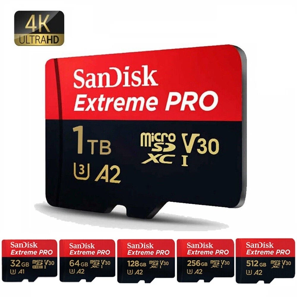 Carte Mémoire SDXC SanDisk Extreme 128 Go Jusqu'à 90 Mo/s - Classe 10, U3, V30 (Reconditionné)