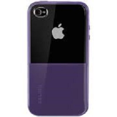 ORIGINAL BELKIN SHIELD SCHUTZHÜLLE HANDY COVER CASE FÜR iPHONE 4 4S LILA