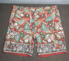 Excellent Polo by Ralph Lauren Men's Swim Board Shorts Paisley Size XL