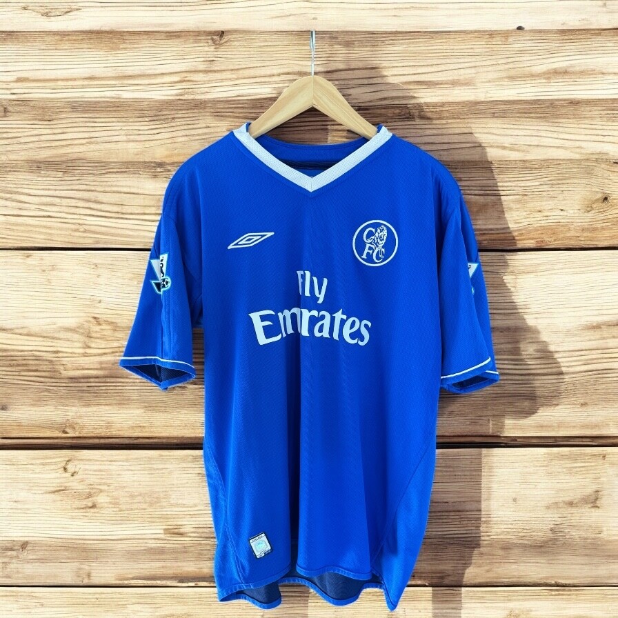 CHELSEA 2003/2005 HOME FOOTBALL SHIRT JERSEY UMBRO SIZE L ADULT | eBay