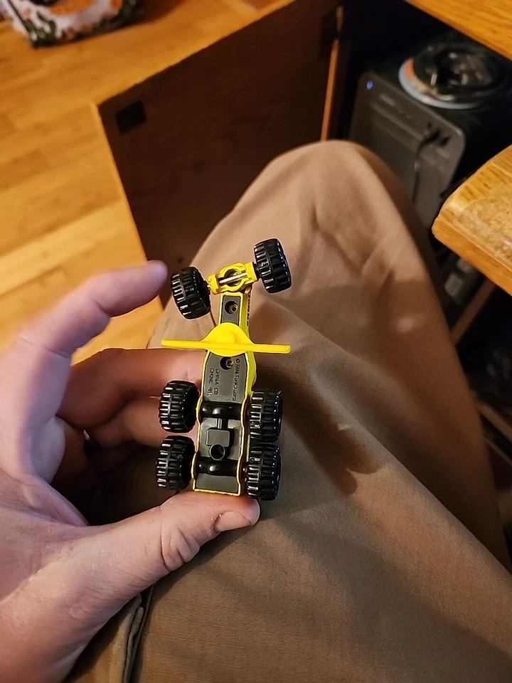 1994 Tonka Motor Road Grader Yellow Construction Die Cast 4" - Image 4 of 4