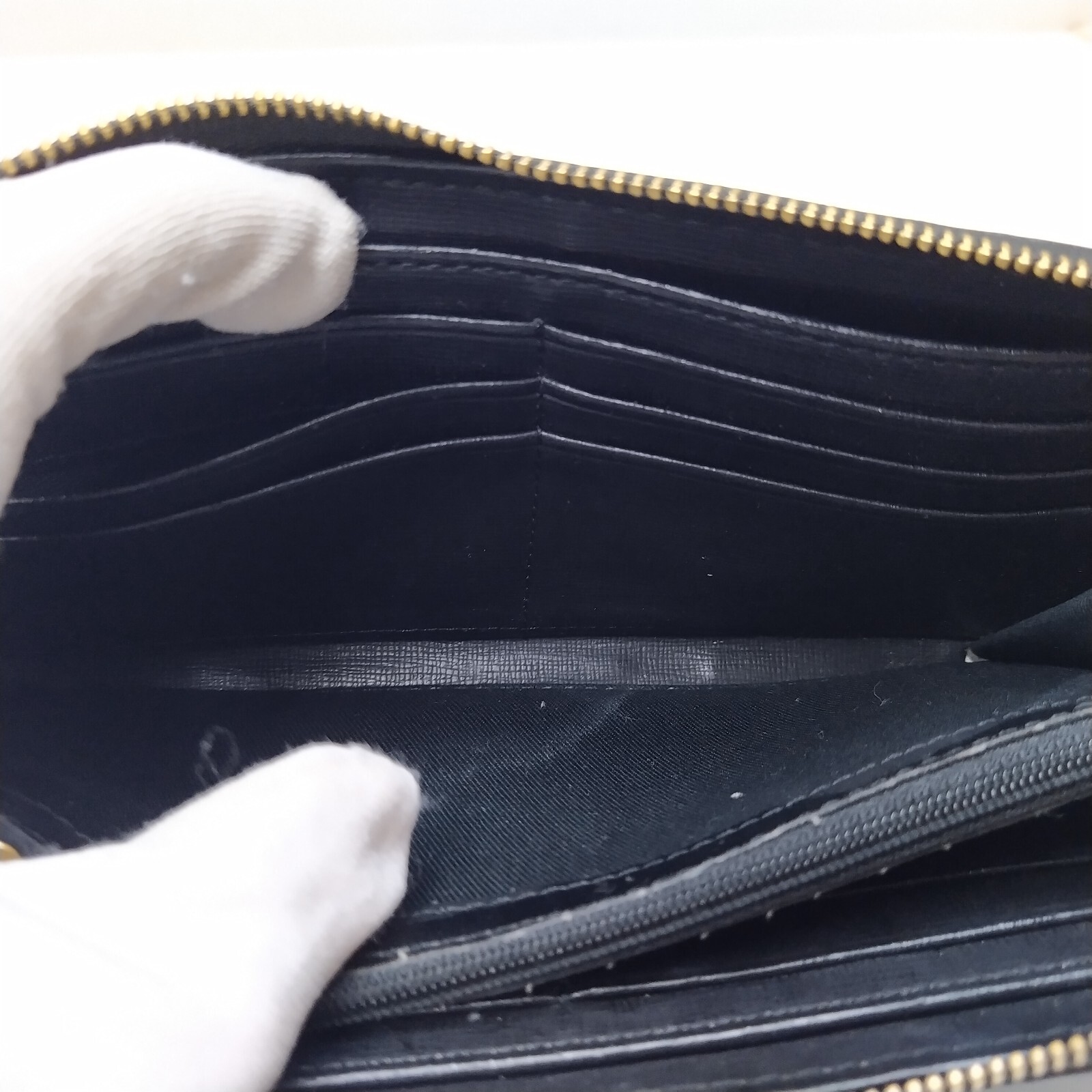 Fossil Patchwork Multicolor Leather Zip Around Cr… - image 13