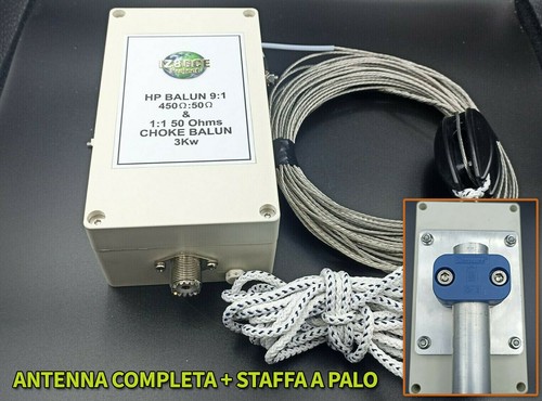 ANTENNA LONG-WIRE UNUN (BALUN) HI POWER 9:1 + RF CHOKE 3Kw VARI MODELLI - Zdjęcie 33 z 42