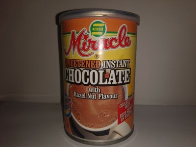  Miracle Sweetened Instant Chocolate Flavour with Hazel Nut  (Pack of 2) 12 oz