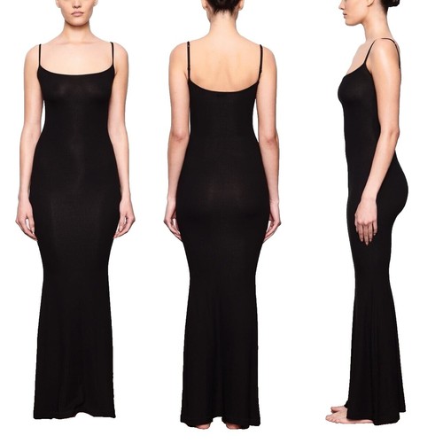 Skims Fits Everybody Slip Dress 2X Onyx NWT | eBay Skims Fits Everybody Slip Dress 2X Onyx NWT | eBay