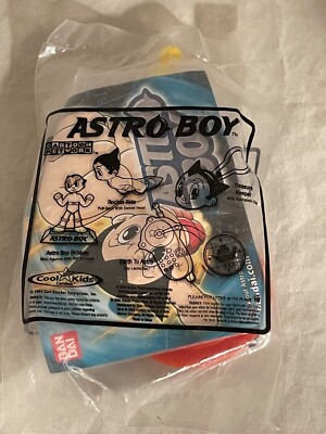 Carl's Junior Astro Boy Earth To Astro Top Launcher Fast Food Toy-NRFP