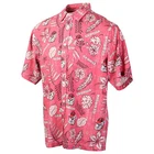 Wes and Willy Mens College Hawaiian Shirt Short Sleeve Button Up Vintage Floral